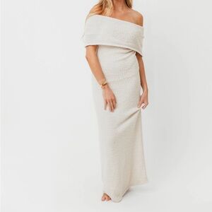 Worth Collective Off-Shoulder Maxi Dress